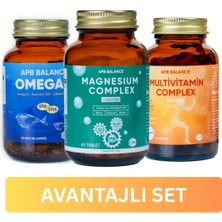 Apb Balance Magnezyumcomplex+Multivitamincomplex+Omega3 Çörekotu Yağı
