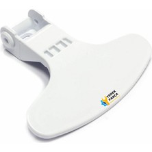 Beko Uyumlu ECOWMB81445LW-1 Çamaşır Makinesi Kapak Mandalı Tutamak Tip 1 Beyaz