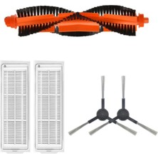 Asgard Grup Xiaomi Mop Pro (STYTJ02YM) Uyumlu 1 Adet Ana Fırça 2 Adet Filtre 2 Adet Siyah Yan Fırça