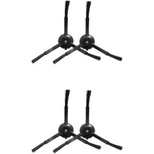 Asgard Grup Roborock S8 Maxv Ultra Uyumlu 4 Adet Siyah Yan Fırça