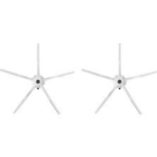 Asgard Grup Roborock S50/S55 Maxv Uyumlu 2 Adet Beyaz Yan Fırça