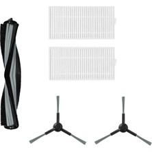 Asgard Grup Viomi Alpha 2 Pro Uyumlu 1 Adet Ana Fırça 2 Adet Filtre 2 Adet Yan Fırça