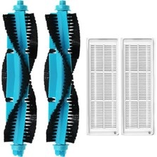 Asgard Grup Xiaomi Mop 2s Uyumlu 2 Adet Mavi Ana Fırça 2 Adet Filtre