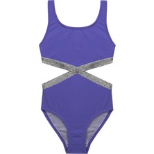 Deep Beach LİLA SİMLİ KIZ ÇOCUK MAYOKİNİ DB200568CM