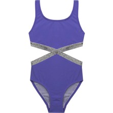 Deep Beach LİLA SİMLİ KIZ ÇOCUK MAYOKİNİ DB200568CM