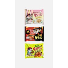 Hot Chicken Ramen 3'lü Kombo Karışık Paket