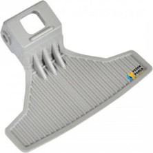 Beko Uyumlu D36082E Çamaşır Makinesi Kapak Mandalı Tutamak Tip 2 Gri