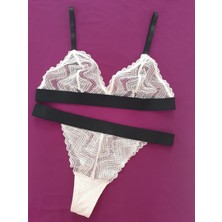Toz Pembe Bralet-strıng Takım Ds20095brt