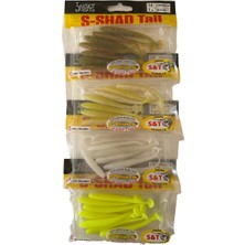 Lucky John S-Shad Tail 2.8'' (7.11 Cm) 7p Silikon Yem