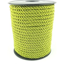 Açık Yeşil Renk Kordon İp 6 mm 25 mt