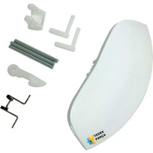 Vestel Uyumlu Vega 1007C Çamaşır Makinesi Kapak Mandal Tutamağı Beyaz