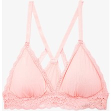 Deep Secret PEMBE MİCRO DANTELLİ BRALET DS200126BR