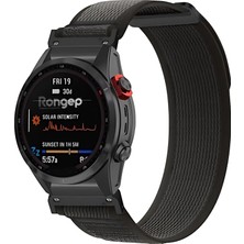 Garmin ile Uyumlu Trl Loop 26MM Kumaş Kordon Fenix  8 Amoled 51MM/ 8 Mıp 51MM/ 7x/ 7x Pro/ 6x/ 6x Pro/5x/5x Plus/enduro 3/2 Için Hafif Yapılı Cırt Cırt Tasarım Rahat Kayış