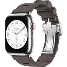 Ile Uyumlu Watch 42MM Spor Görünümlü Krd-94 Silikon Kordon Haki