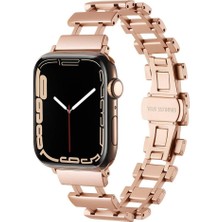 Ile Uyumlu Watch 38MM/40MM Krd-96 Metal Kordon Rose Gold