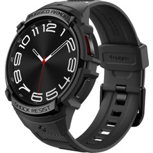 Galaxy Watch 6 Classic (43MM) ile Uyumlu Kılıf & Kordon Rugged Armor Pro Black - ACS06492