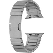 Ile Uyumlu Watch 38MM/40MM Krd-82 Metal Kordon Gri