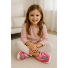 Fil Baskılı Kız Çocuk Panduf