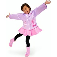 Kidorable Balerin Çocuk Yağmurluk - Lila