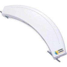 Bosch Uyumlu WAE284A3 Çamaşır Makinesi Yarım Ay Kapak Mandal Tutamağı Beyaz