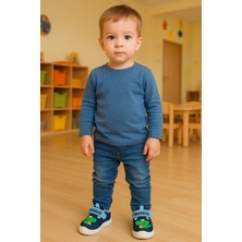 Dinozor Baskılı Erkek Çocuk Panduf