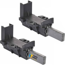 Beko Uyumlu D57102E Çamaşır Makinesi Motor Kömürü Kılıflı Çeneli ( 5X12.5X32 ) 2 Li