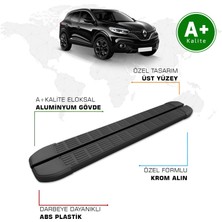 Renault Kadjar Yan Basamak 2015 – 2022 Model S-Line Siyah