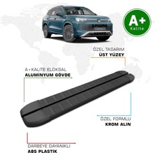 Volkswagen Tayron Yan Basamak 2024 Model ve Sonrası S-Line Siyah