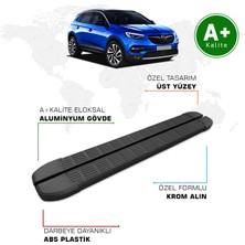 Opel Grandland x Yan Basamak 2017 – 2024 Model S-Line Siyah