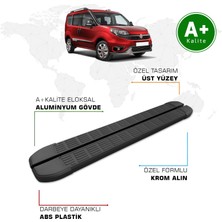 Fiat Doblo Yan Basamak 2010 – 2022 Model S-Line Siyah