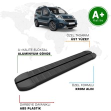 Fiat Fiorino Yan Basamak 2008 Model ve Sonrası S-Line Siyah