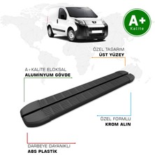 Peugeot Bipper Panelvan Yan Basamak 2008 – 2016 Model S-Line Siyah