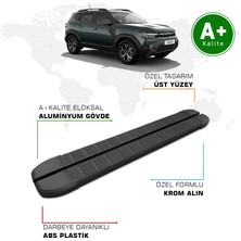 Renault Duster Yan Basamak 2024 Model ve Sonrası S-Line Siyah