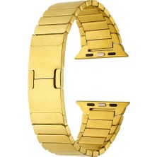 Ile Uyumlu Watch 7 41MM Krd-82 Metal Kordon Gold