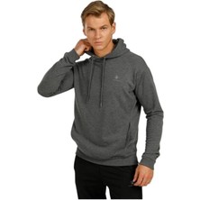 Lumberjack 5W MB SN73 Hoodıe Antrasıt Erkek Sweatshırt