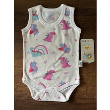 1 Adet Kolsuz Kız Erkek Bebek Badi Body Zıbın Alttan Çıtçıtlı Bisiklet Yaka Yenidoğan