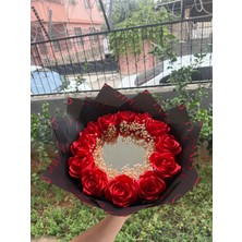 Aynalı Solmayan Gül Buket’i Love Detaylı Sevgiliye Anneye Arkadaşa Hediye (Not Yazılır)