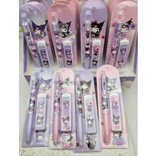 Sanrio Kuromi 0,5 Uçlu Lüx Kalem ve Uç Kutulu Paketli Okul Öncesi Sevimli Hediyelik 1 Adet