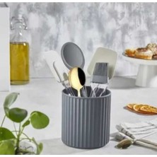 Modern Tasarımlı Gri Kaşıklık – Kaşık, Çatal ve Bıçaklık