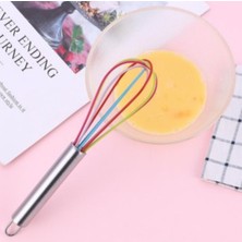 Büyük Boy 30 cm Renkli Silikon Çırpıcı – Mutfak Yardımcınız