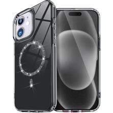 Apple iPhone 11 Crystal Magsafe Kapak – Slim, Zarif & Hafif Tasarım - Siyah