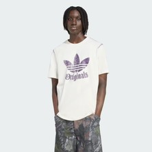 Adidas Originals JY2760 Eskitilmiş Grafik Baskılı Tişört