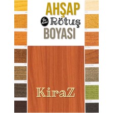 Ahşap Rötuş Boyası - Kiraz - 25ML , Fırçalı  Şişede Mobilya Masa Sandalye Sehpa Çizik Onarıcı