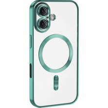 Apple iPhone 16 Magneticedge Kılıf - Turkuaz