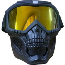 Gear5 Motosiklet Kask Maskesi Kuru Kafa Sarı