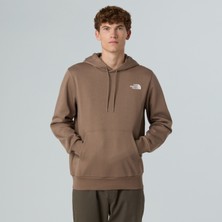 The North Face M Sımple Dome Regular Hoodıe Erkek Kahverengi Sweatshirt NF0A89FCBOW1
