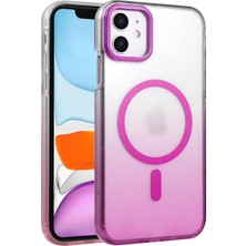 Apple iPhone 12 Selene Shine Magsafe Case – Elegant Glossy Kılıf (Işıltılı Premium Kapak) - Mor