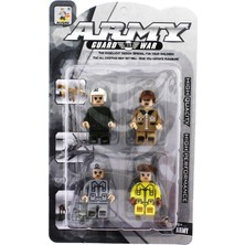 Ausini Army 4'lü Figür Seti -B Sarı