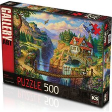 Ks Puzzle 500 Parça House On The Cliff