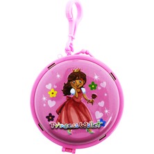 Prenses Pembe Metal Cüzdan